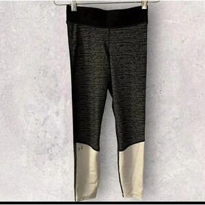 Under Armour UA HeatGear Color Blocked Compression Leggings 1318006 Womens Small
